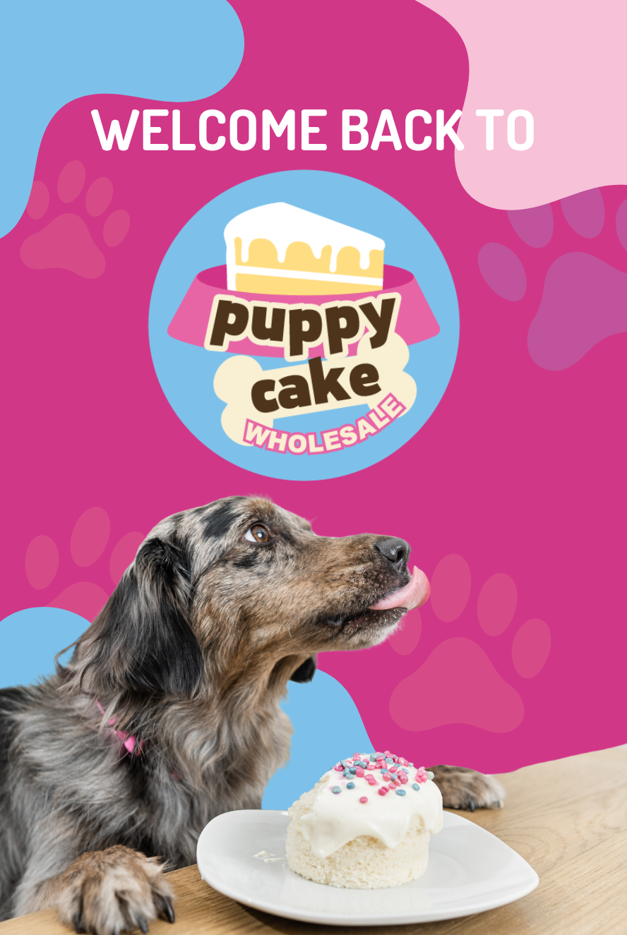 Puppy Cake Wholesale Welcome Banner